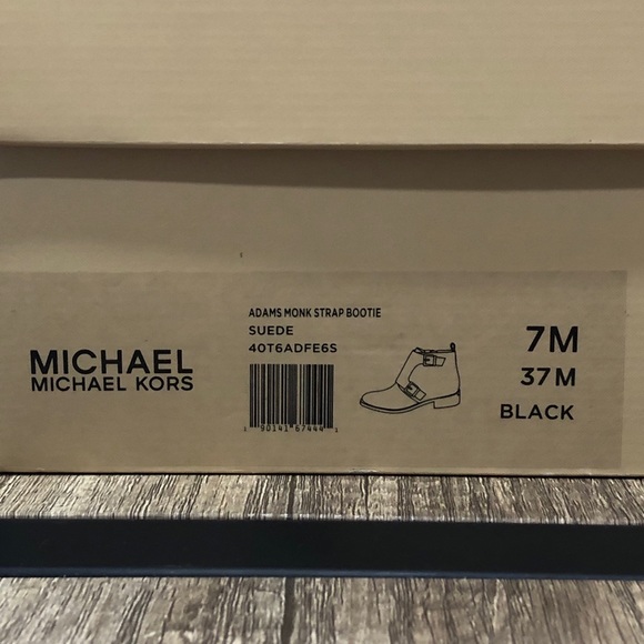Michael Kors Suede Adam Monk Strap Bootie - Picture 7 of 7